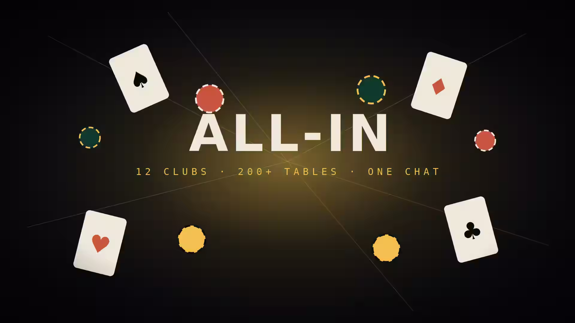 Poker chips and cards bursting around a chimpanzee in a suit