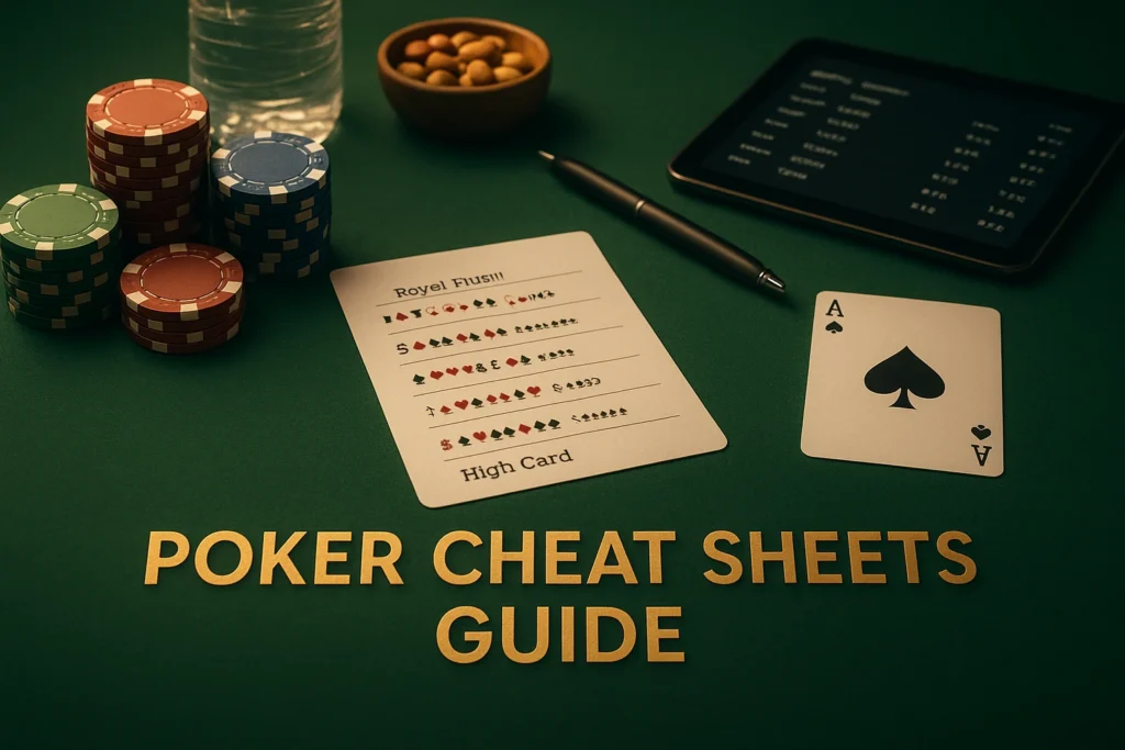 Poker Cheat Sheet | Bluffing Monkeys