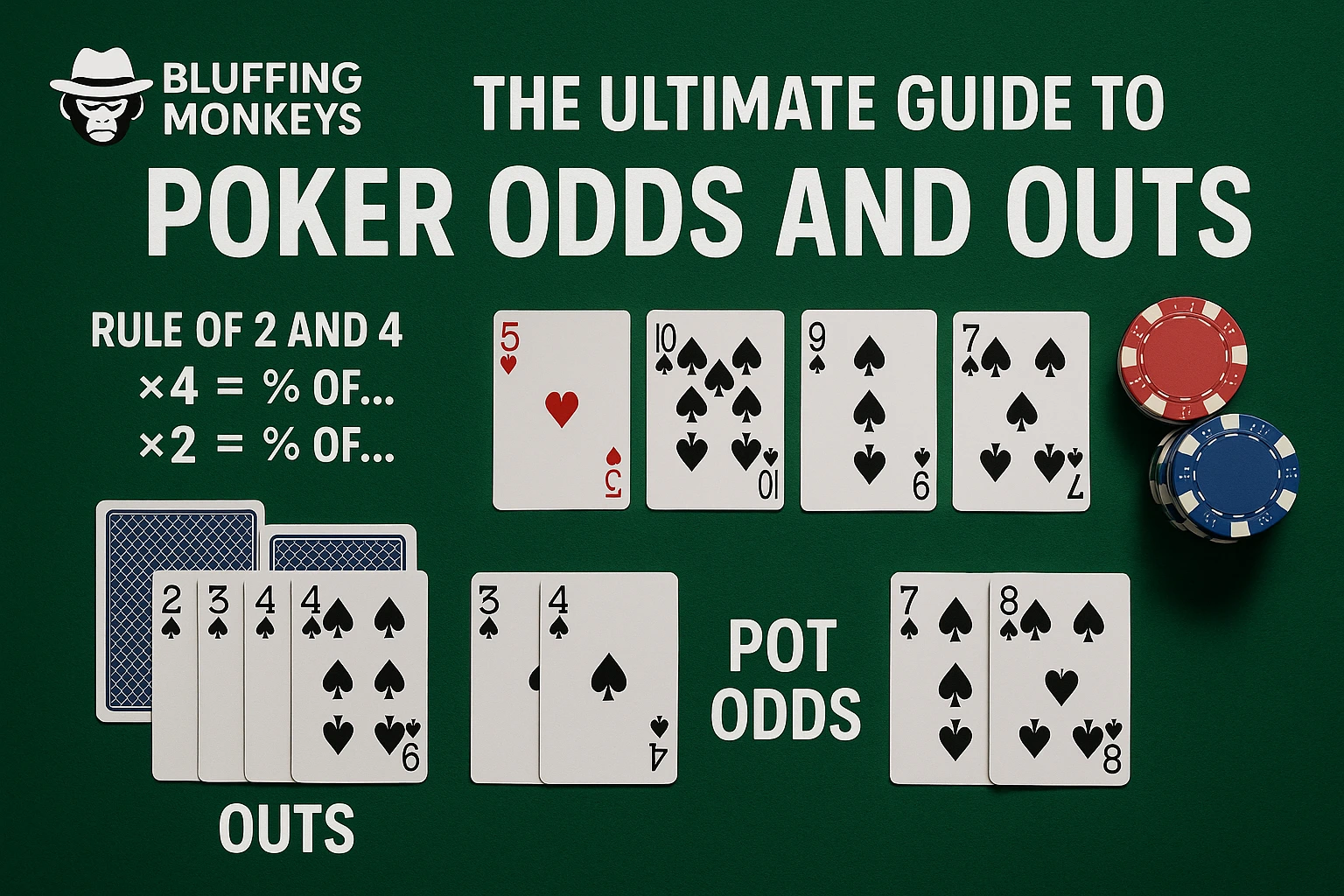 Poker Odds and Outs | Bluffing Monkeys