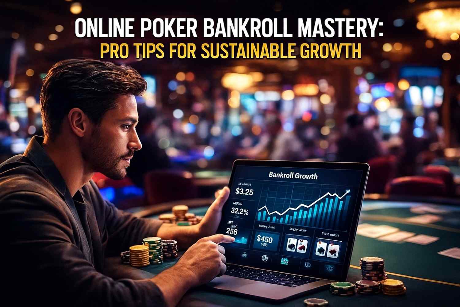 ऑनलाइन पोकर Bankroll झांसा बंदरों