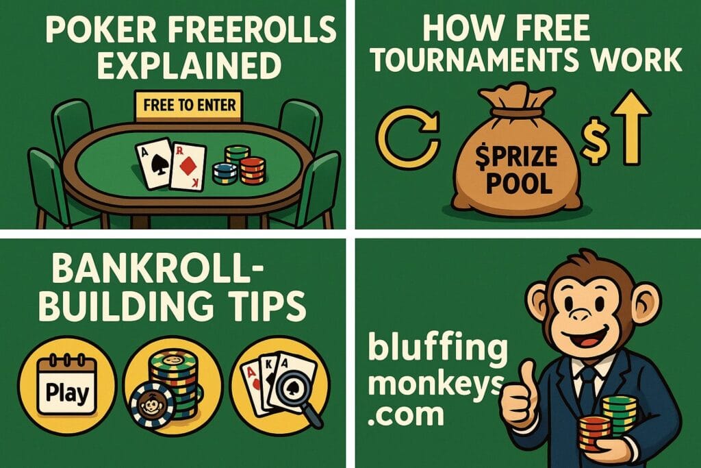 Poker Freerolls Explained (2025 | Bluffing Monkeys