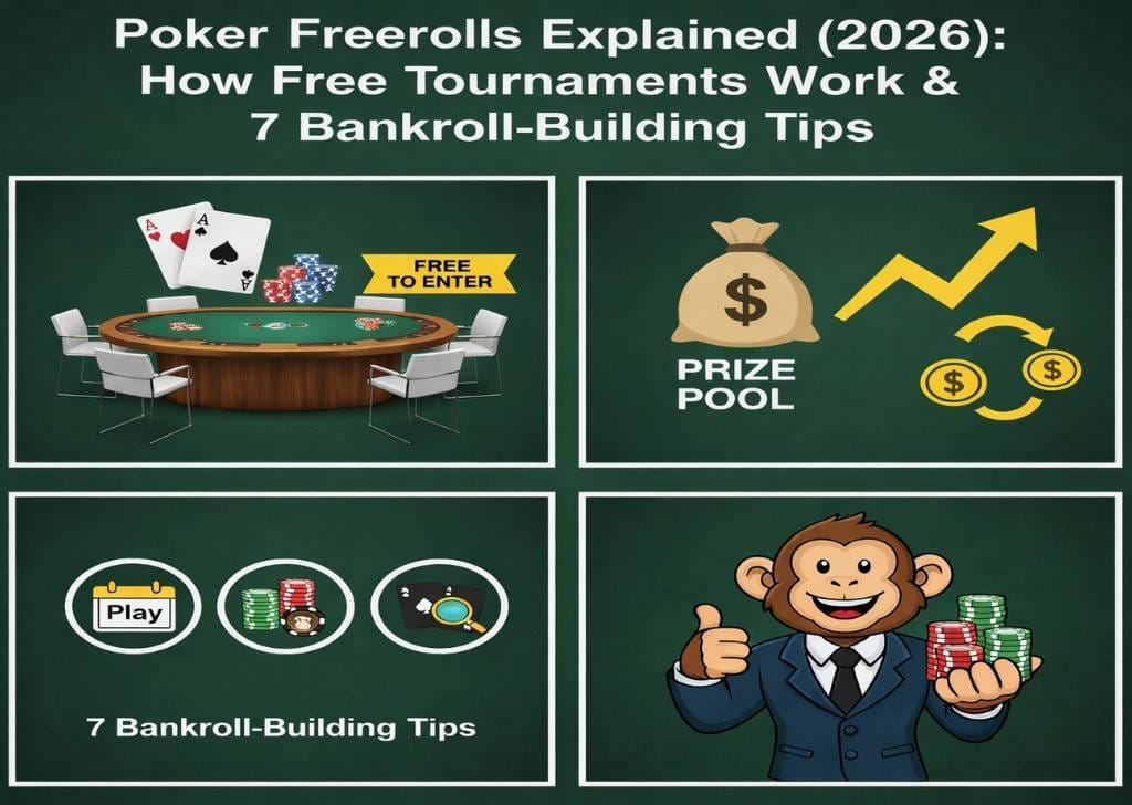 Poker Freerolls Explained (2026) | Bluffing Monkeys