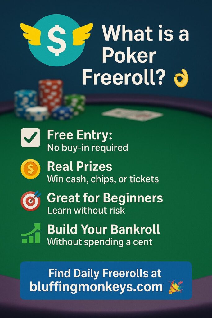 What is Poker Freerolls | Bluffing Monkeys