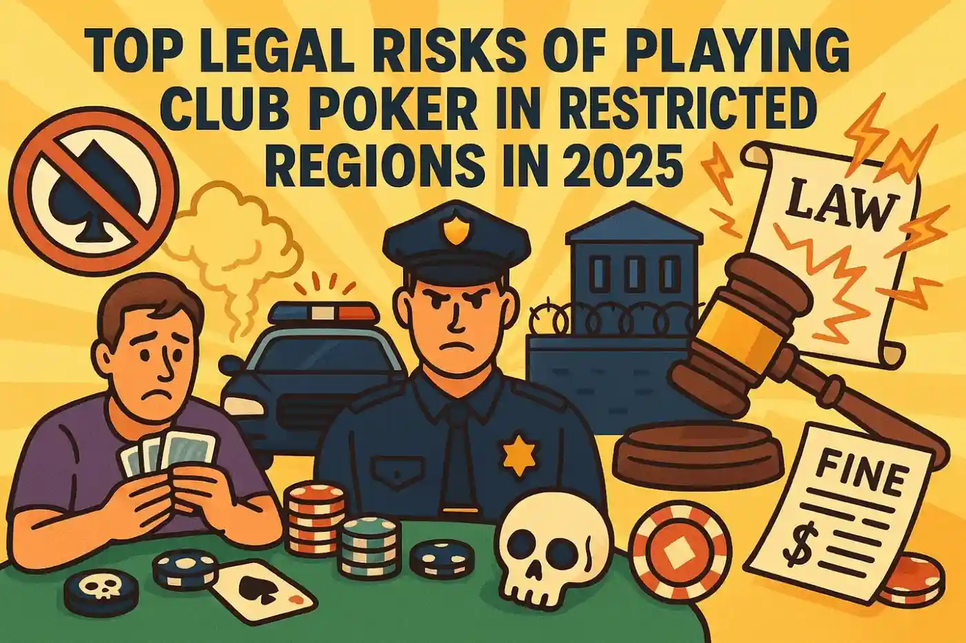 Legal Risks of Playing Club Poker in Restricted Regions | Bluffing Monkeys