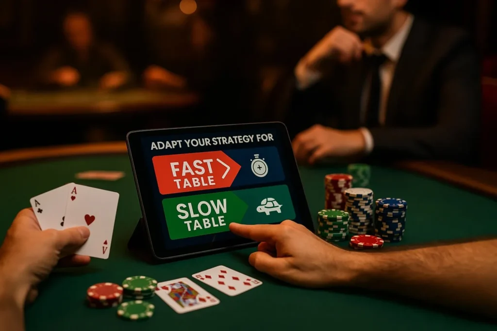 Fast vs Slow Poker Tables | Bluffing Monkeys
