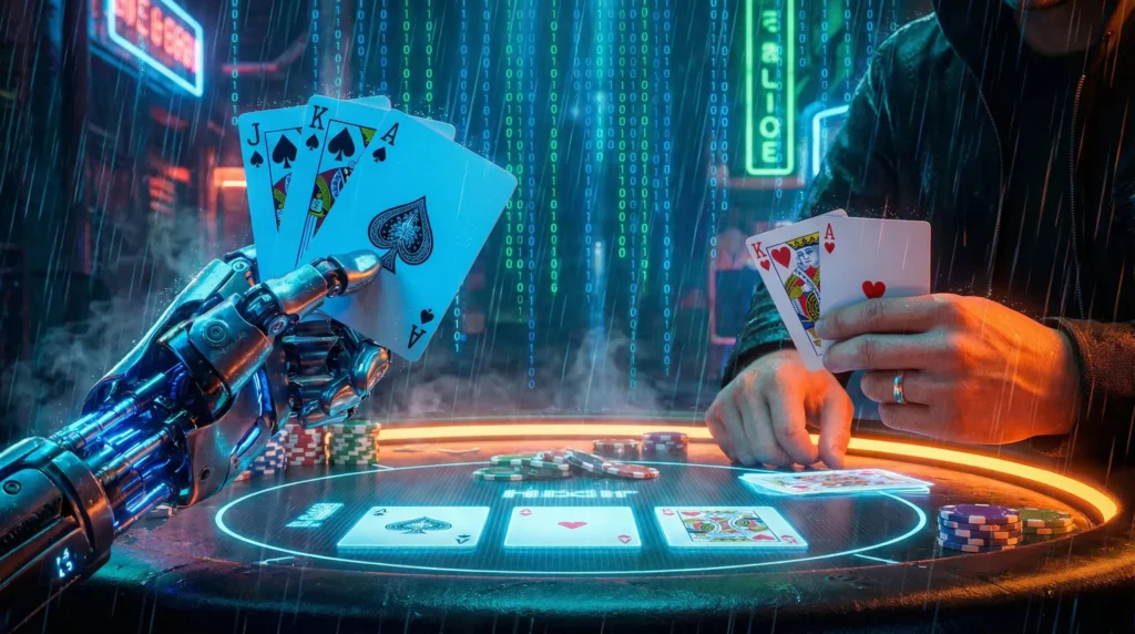 ऑनलाइन पोकर में एआई और मानव खिलाड़ी | झांसा देने वाले बंदरों