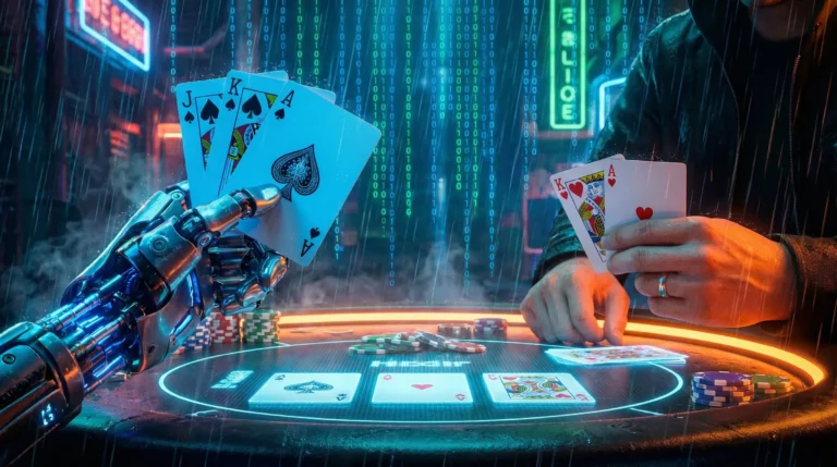 AI and Human Players in Online Poker | Bluffing Monkeys