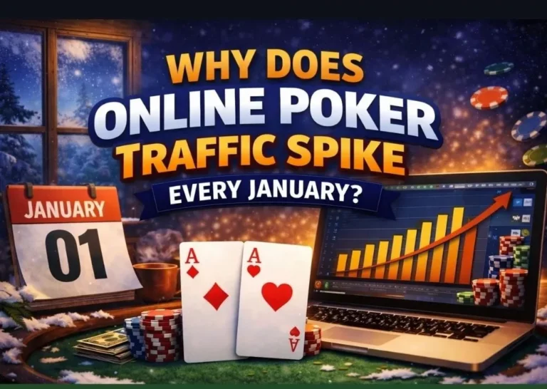 Online poker traffic spikes in January | Bluffing Monkeys
