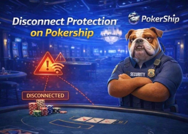 Disconnect Protection on Pokership | Bluffing Monkeys