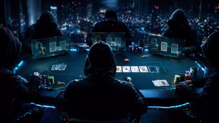 Futuristic online poker in the dark | Bluffing Monkeys