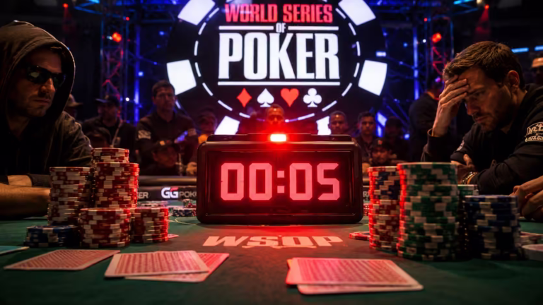 WSOP Main Event Shot Clock Controversy: Did Poker Fix Tanking the Wrong Way?