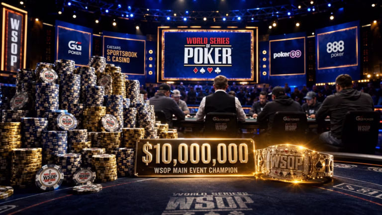 2026 WSOP Main Event Final Table Set: Lucas Jumalon Leads Final Nine for $10 Million