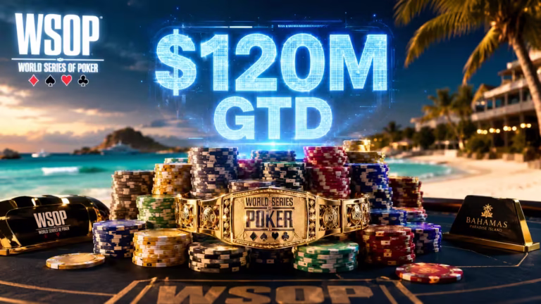 WSOP Paradise 2026 20 Bracelets, $120M GTD and a $50M Super Main Event