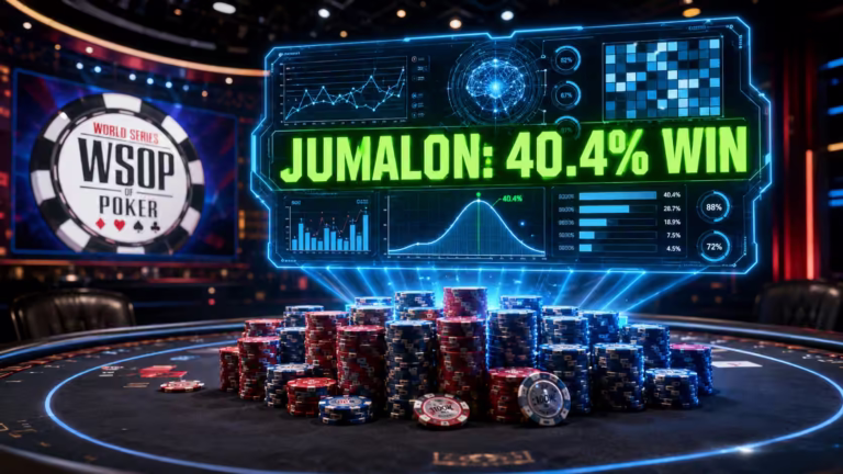 2026 WSOP मेन इवेंट कौन जीतेगा? AI ने दस लाख सिमुलेशन चलाए। यहाँ पसंदीदा है।