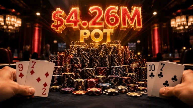 Texas Mike Bluffs $4.26 Million With Ten-High The Biggest Pot in High Stakes Poker History