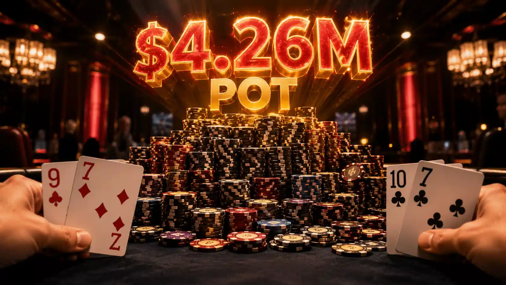 Texas Mike Bluffs $4.26 Million With Ten-High The Biggest Pot in High Stakes Poker History